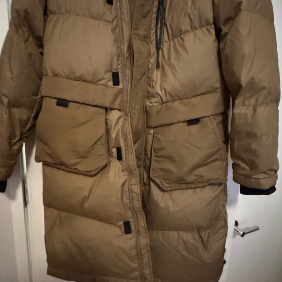 Brand New Converse Hooded Long Puffer Jacket Size M NWOT - Picture 5 of 9